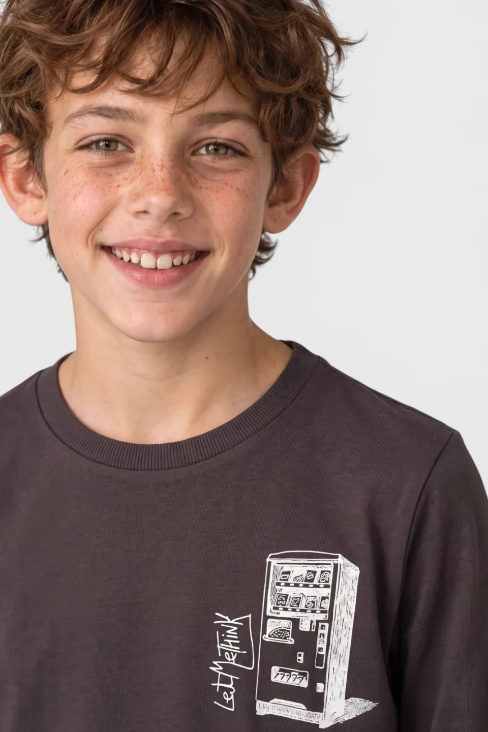 S.Oliver longsleeve met print donkerbruin, foto 5
