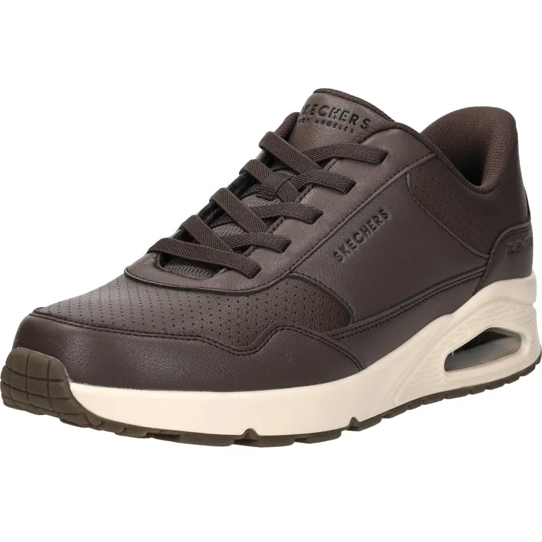 Skechers Uno Banksia Luxe Slip-Ins Instappers donkerbruin, foto 4