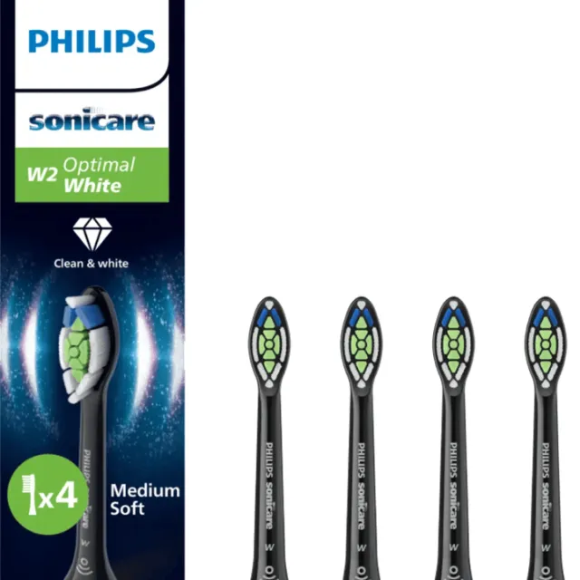 Philips HX6064/88 Optimal White opzetborstels zwart