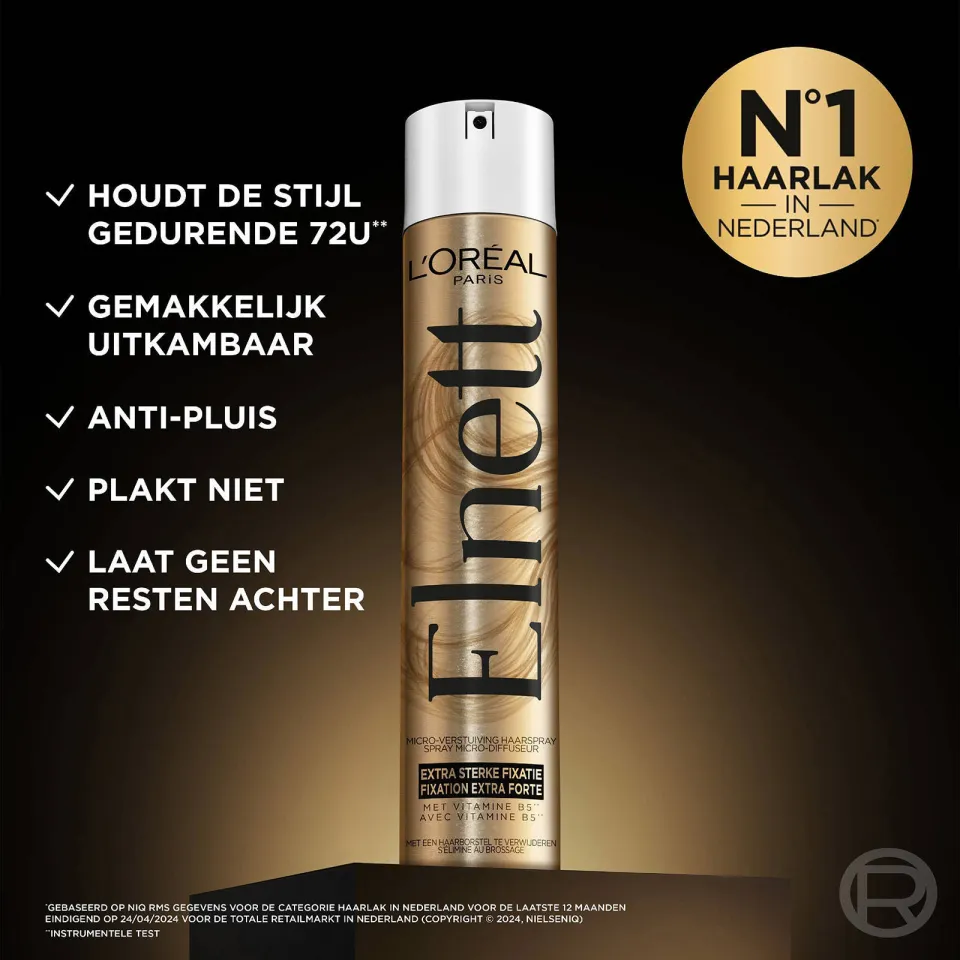 L'oréal Paris Elnett Extra Sterke Fixatie haarlak - 400 ml, foto 4