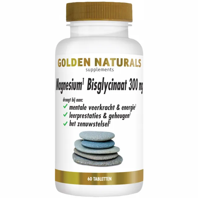 Golden Naturals Magnesium Bisglycinaat 300 mg vegan