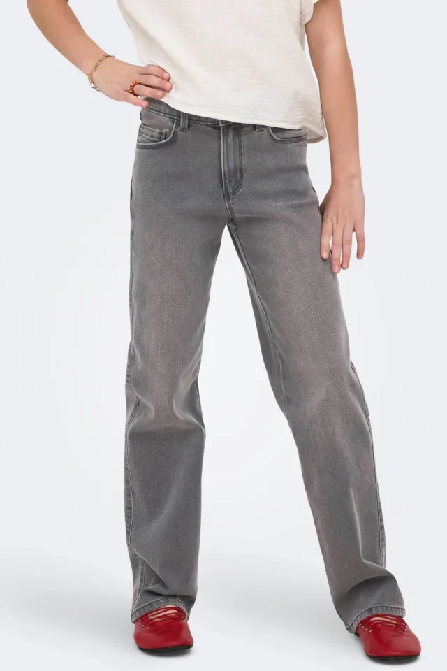 Only KIDS ONLY GIRL wide leg jeans KOGBLAIR light grey denim