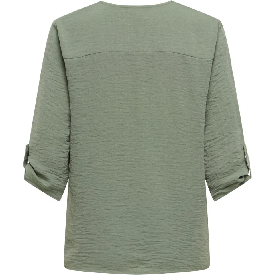 JDY JDYDIVYA blousetop lichtgroen sea spray, foto 3