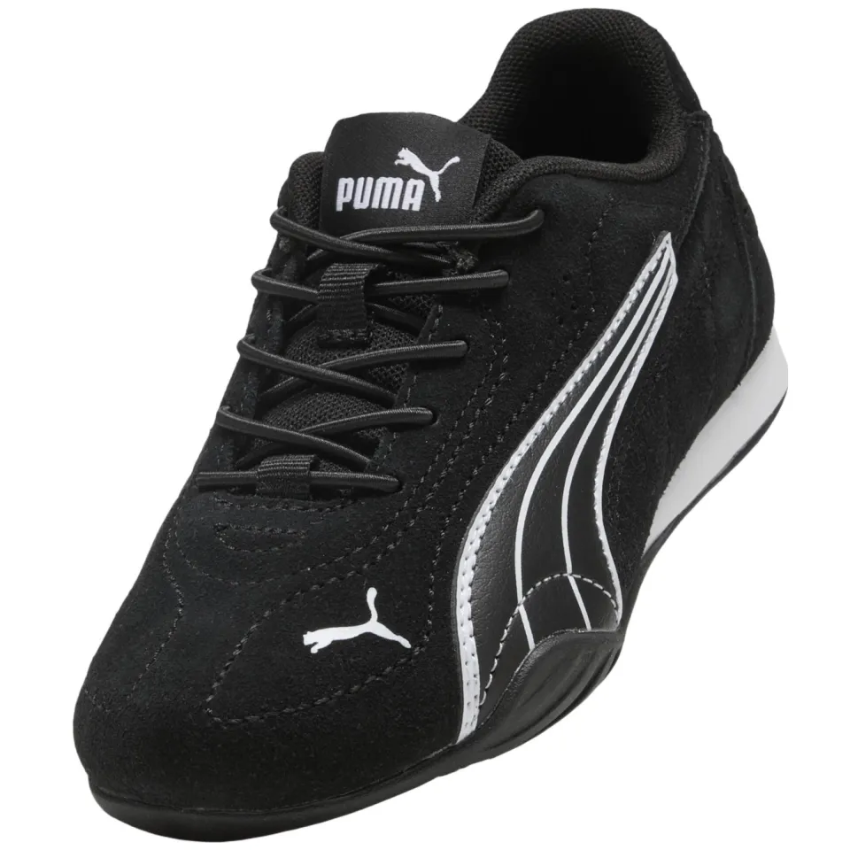 Puma Catch suède sneakers - zwart/wit, foto 3