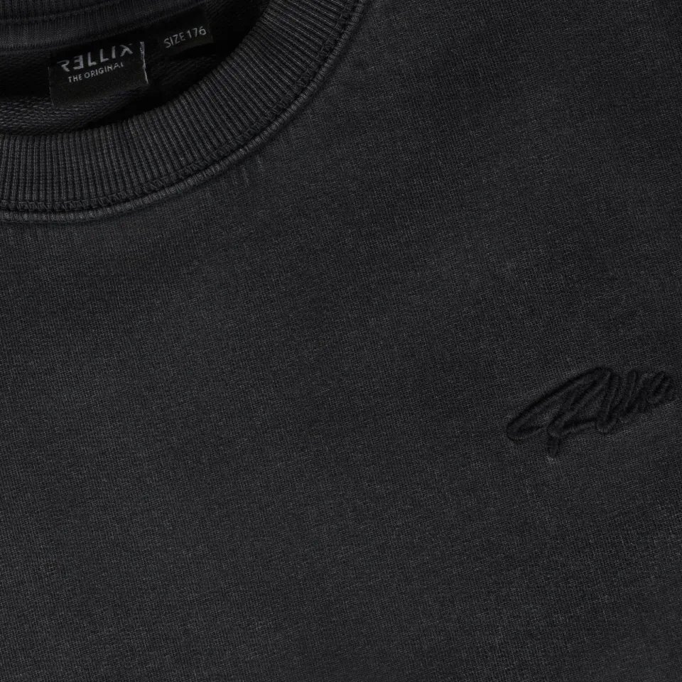 Rellix oversized T-shirt zwart, foto 3