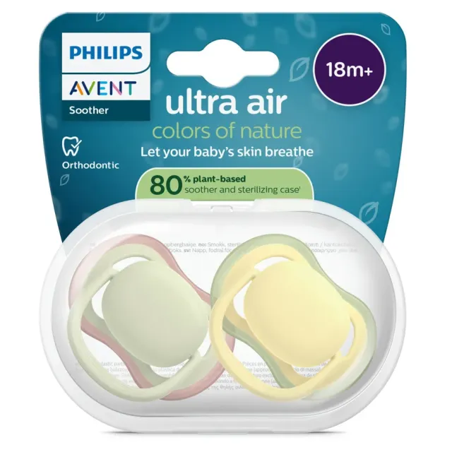 Avent Ultra Air fopspeen Colors of Nature 18M+, foto 2