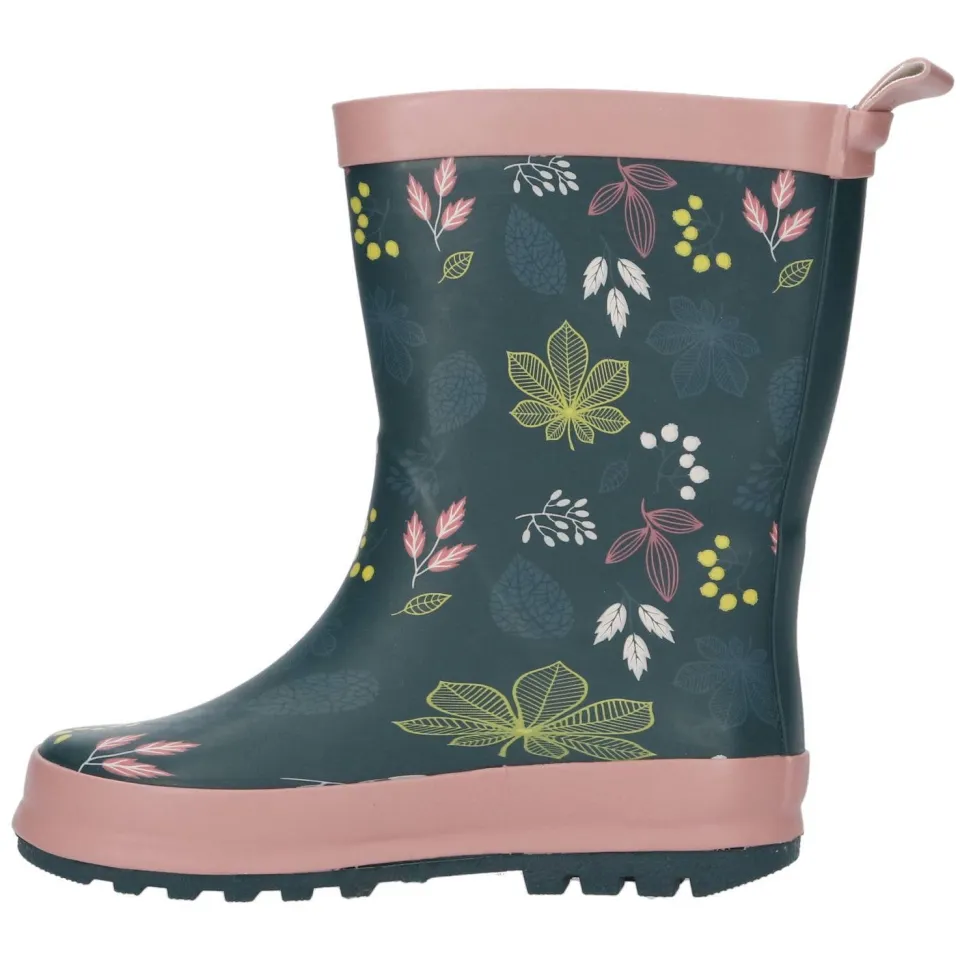 Gevavi Fleur regenlaarzen donkerblauw/roze, foto 4