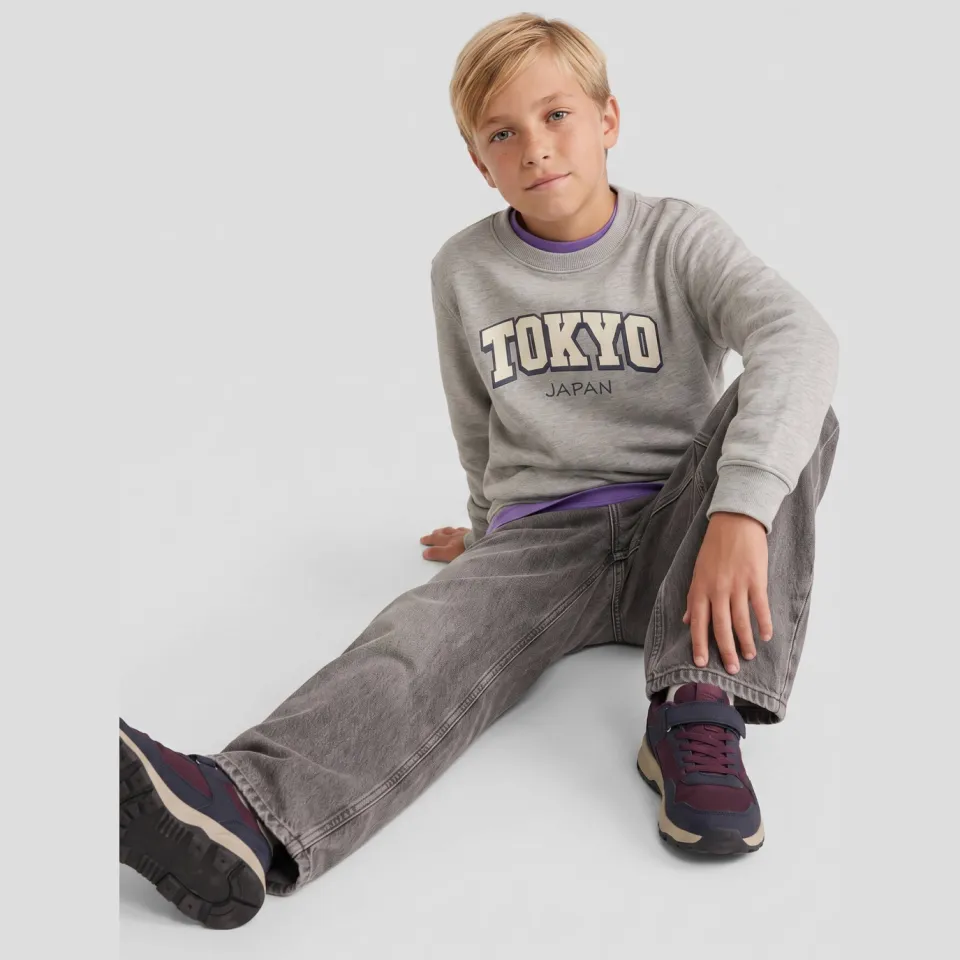 Me & My Monkey sweater met tekst - grijs, foto 6