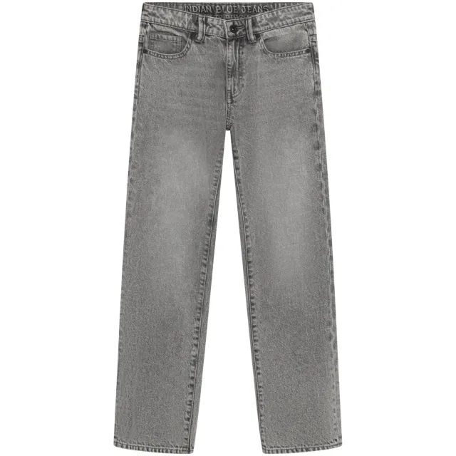 Indian Blue Jeans loose fit jeans grijs Light Grey denim
