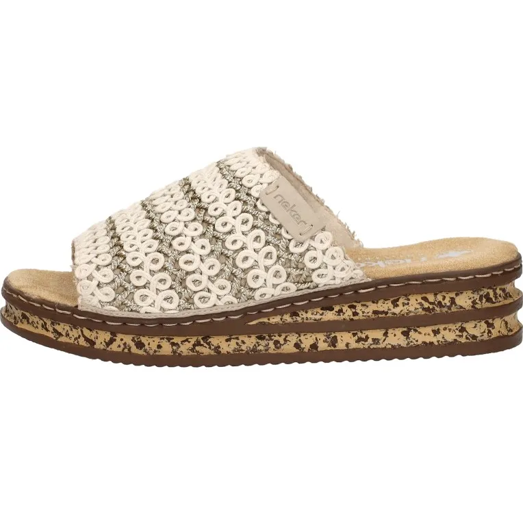 Rieker slipper beige