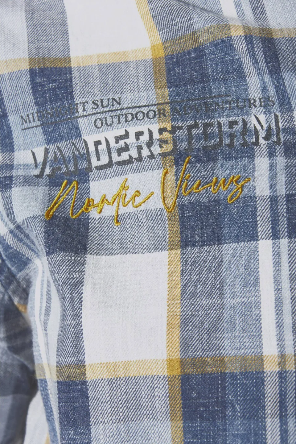 Jan Vanderstorm +FIT Collectie casual overhemd INGOLOF Plus blauw, foto 5