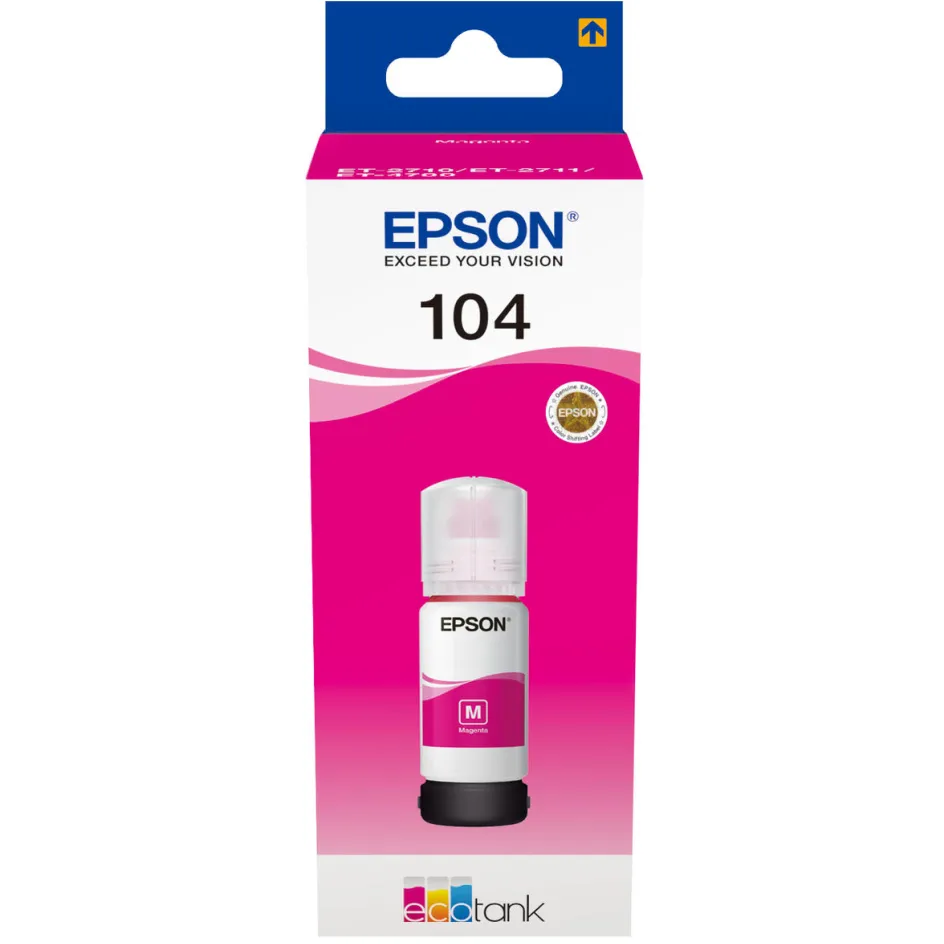 Epson 104 EcoTank inktfles magenta, foto 2