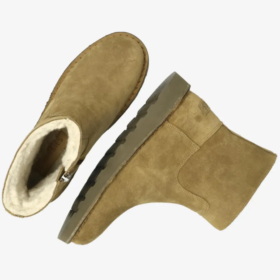 Shabbies Amsterdam Palissa Mia Zip suède enkellaars olijfgroen, foto 7