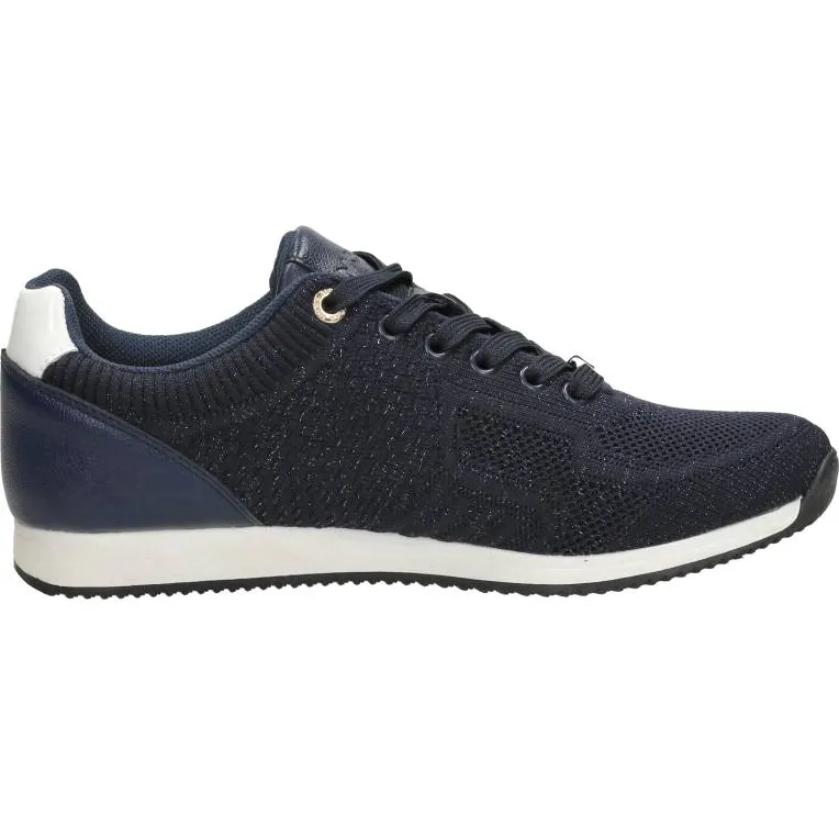 Mexx Nancy lage sneaker blauw