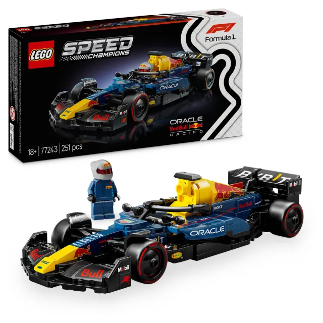 Lego Speed Champions Oracle Red Bull Racing RB20 F1® racewagen 77243, foto 2