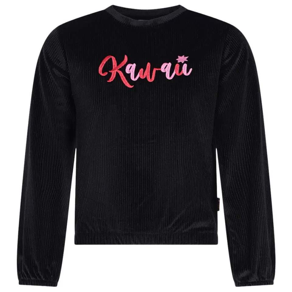 B.Nosy rechtvallende sweater met tekst - zwart, foto 2