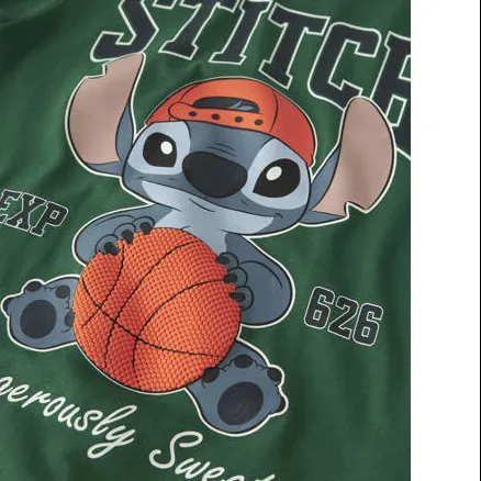 NAME IT MINI Lilo & Stitch longsleeve met print groen, foto 3