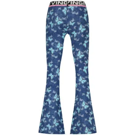 Vingino shirt en flared broek blauw wit, foto 3