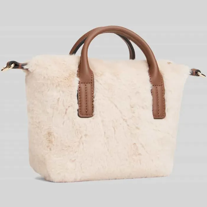 Tommy Hilfiger Popette micro tote tas beige, foto 3