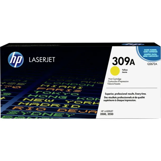 Hp 309A (Q2672A) Toner Geel