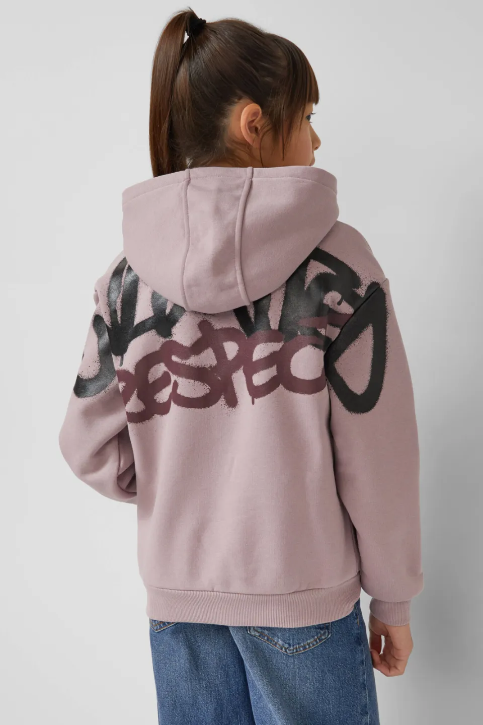 s.Oliver sweater met backprint oudroze, foto 6