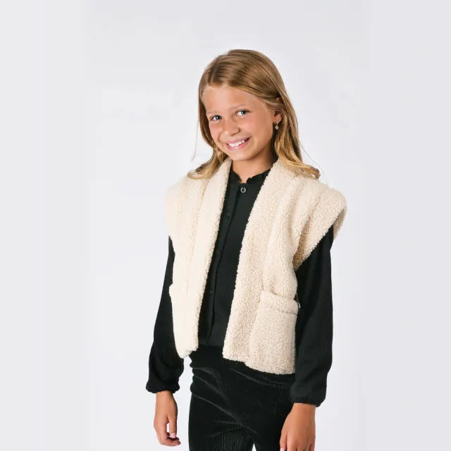 B.Nosy teddy gilet ecru