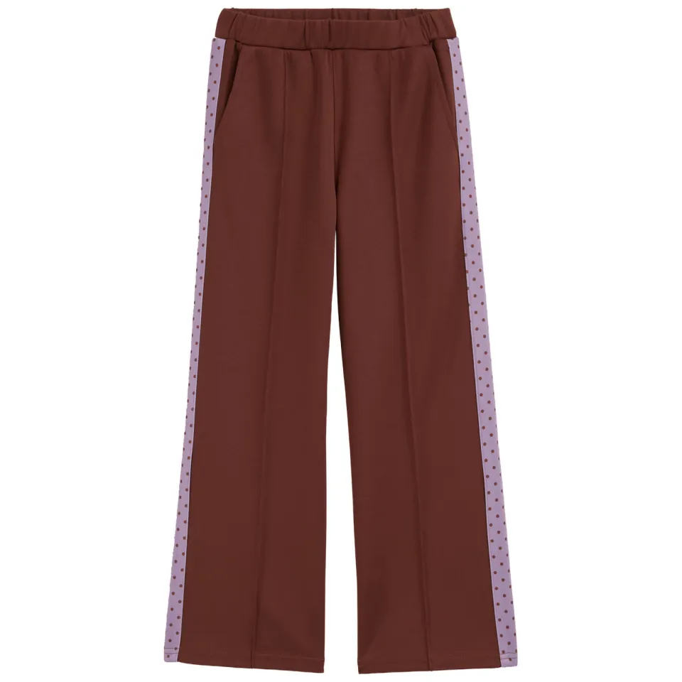 WE Fashion loose fit joggingbroek bruin, foto 2