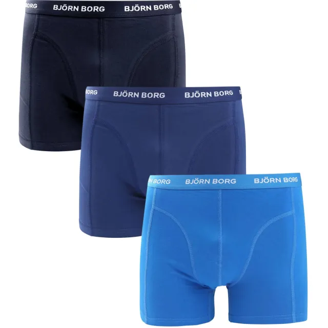 Björn Borg Boxers Björn Borg Boxers 3Pack Donkerblauw Lichtblauw Multi