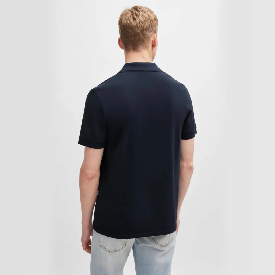 Boss regular fit polo Prime donkerblauw, foto 5