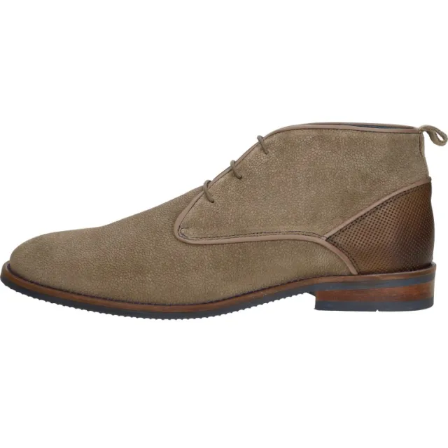 Sub55 Gekleed Hoog nette schoenen taupe, foto 2