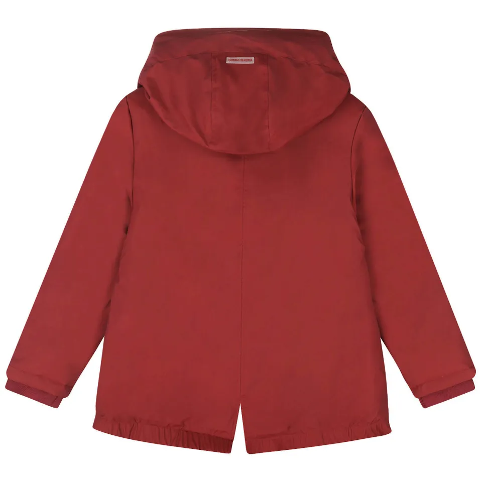 Tumble 'n Dry winterjas met panterprint donkerrood, foto 2
