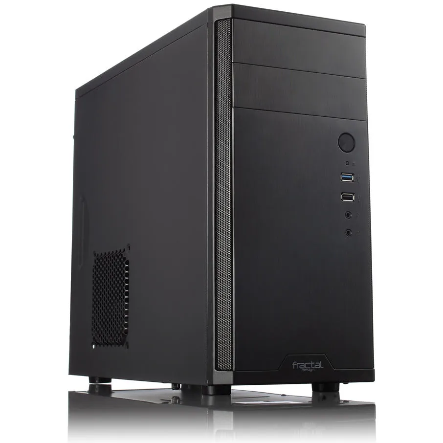 Fractal Design Core 1100 mini tower behuizing zwart, foto 2