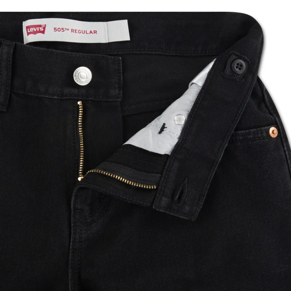 Levi's Kids 505™ regular fit jeans black denim, foto 7