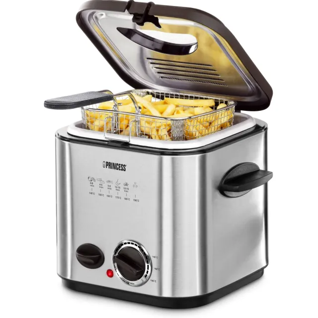Princess 182611 Mini Friteuse & Fondue Zilver