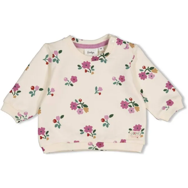 Feetje sweater Afternoon Tea ecru/roze, foto 2