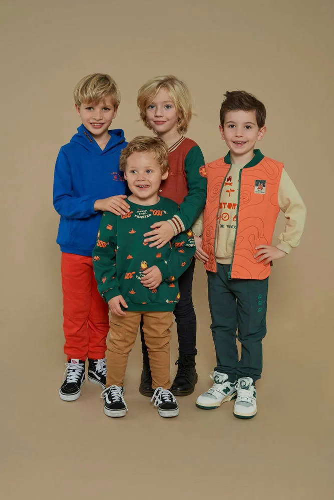 Sturdy sweater groen Chasing trails, foto 5
