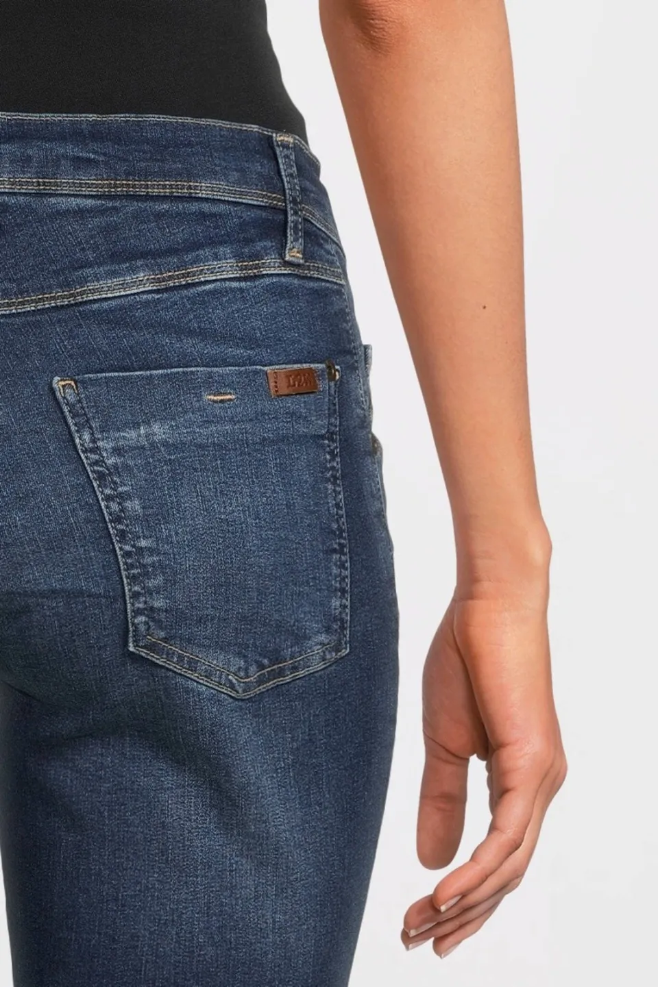 LOVE2WAIT skinny fit zwangerschaps jeans Sophia 32' Stonewashed, foto 6