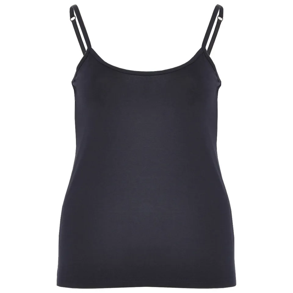 Yoek Singlet spaghetti bandjes | Blauw, foto 2