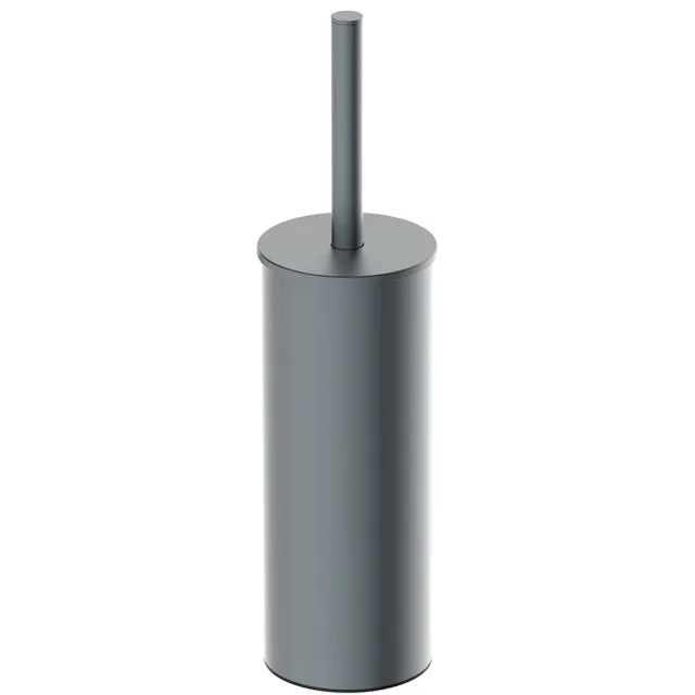 Wiesbaden Alonzo toiletborstel met houder staand gunmetal