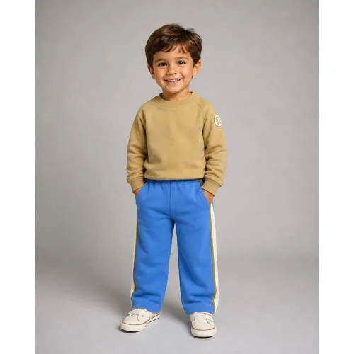 Riffle Amsterdam joggingbroek lichtblauw lichtblauw/offwhite/groen, foto 2