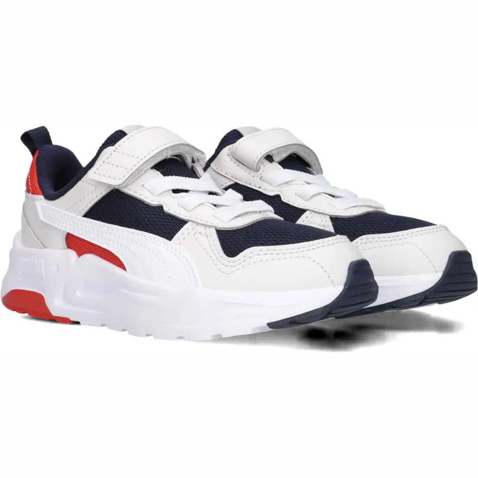 Puma Trinity 2 LT sneakers met klittenband meerkleurig donkerblauw/wit, foto 4