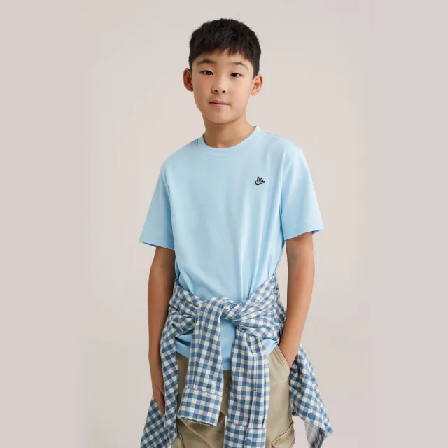WE Fashion Blue Ridge T-shirt lichtblauw