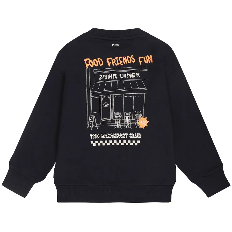 Tumble 'n Dry sweater met backprint - donkerblauw, foto 3