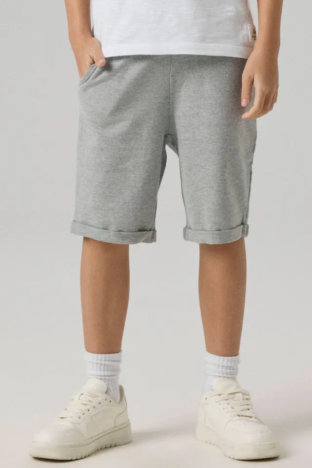 NAME IT regular fit sweatshort NKMVERMO grijs melange, foto 6