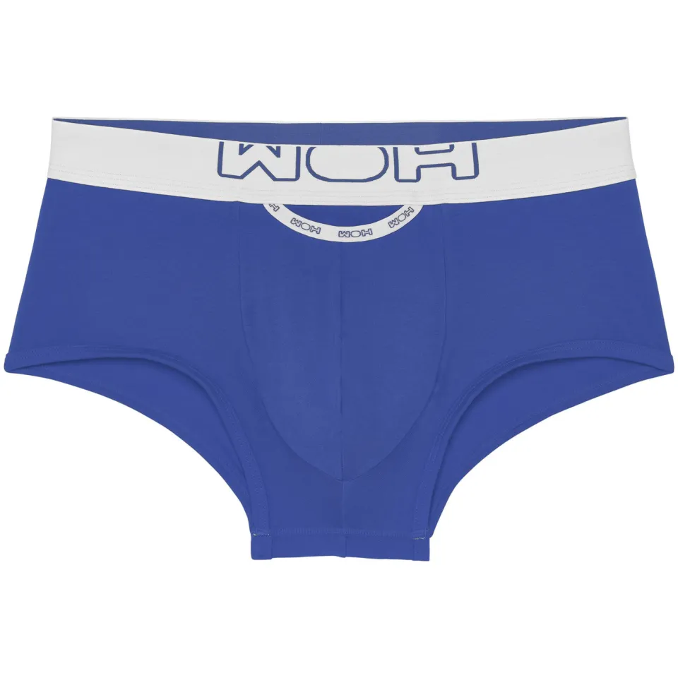 WOH Boxershort met elastische band met label Koningsblauw