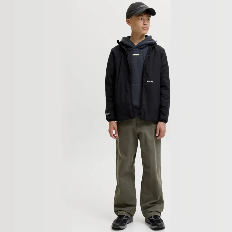 Jack & Jones JUNIOR hoodie met backprint - donkerblauw, foto 4