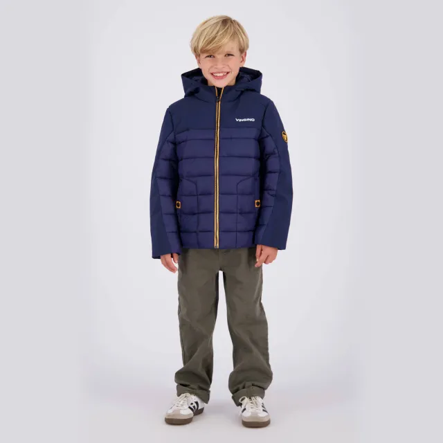 Vingino Tybri gewatteerde winterjas donkerblauw