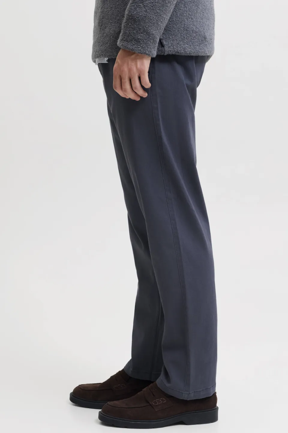Jack & Jones JPSTKANE DAVE relaxed fit chino donkergrijs navy blazer, foto 6
