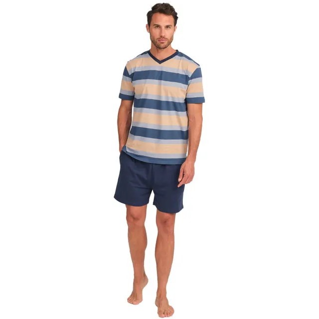 J&J Brothers JJBFH5700 pyjamaset blauw