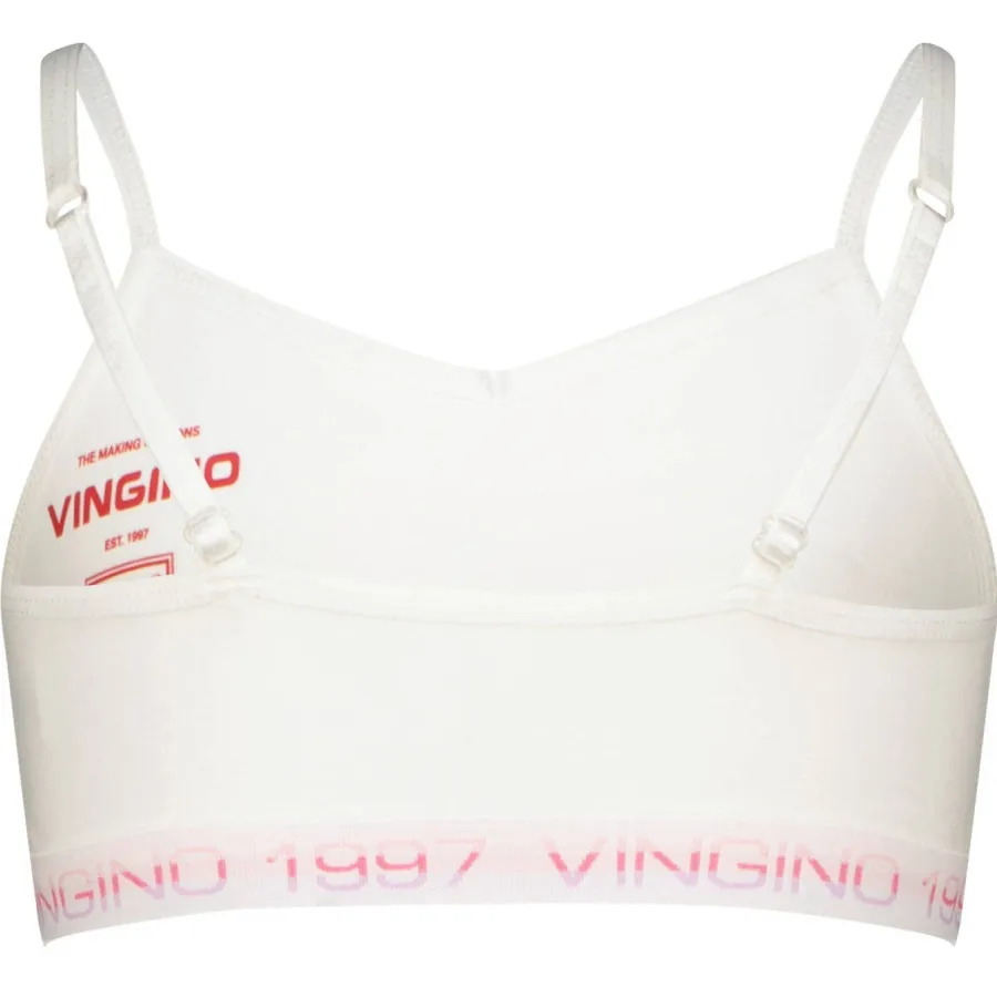 Vingino bh-top zwart/wit, foto 3